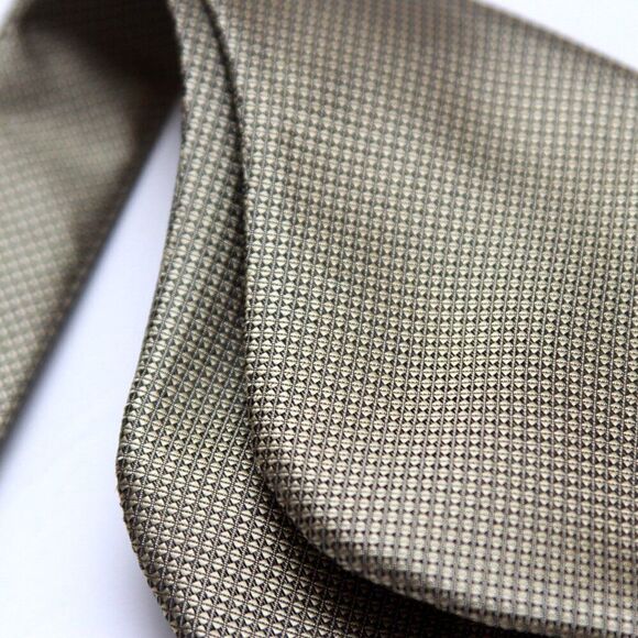 Men's Self-tied Bow Tie Dusty Gold Silk Big Butterfly S428 - Picture 7 of 16